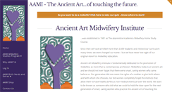Desktop Screenshot of ancientartmidwifery.com