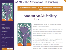 Tablet Screenshot of ancientartmidwifery.com